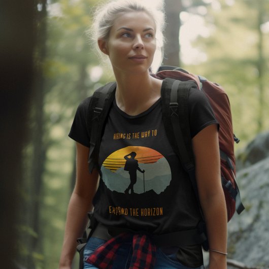 Wandern ist der Weg zur Horizonterweiterung Tシャツ