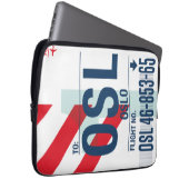 WanderTag – オスロのミニマルラップトップスリーブ ラップトップスリーブ (正面右)