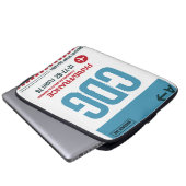 WanderTag – パリミニマルラップトップスリーブ ラップトップスリーブ (正面下部)