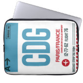 WanderTag – パリミニマルラップトップスリーブ ラップトップスリーブ (正面)