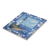 Wandfliese, maritim, Leuchtturm タイル (側面)