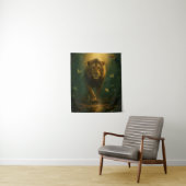 Wandkleed Leeuw – Spirituele Energie en Innerlijke タペストリー (インサイチュ)