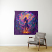 Wandkleed Spiritueel – Dans van Energie en Licht タペストリー (インサイチュ)