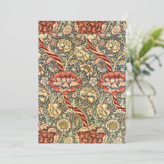 Wandle by William Morris、ヴィンテージ繊維ファインアート (スタンド正面)