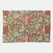 Wandle by William Morris、ヴィンテージ繊維ファインアート キッチンタオル (横)