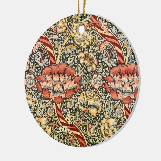 Wandle by William Morris、ヴィンテージ繊維ファインアート セラミックオーナメント (左)