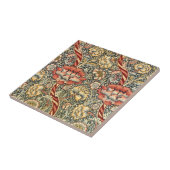 Wandle by William Morris、ヴィンテージ繊維ファインアート タイル (側面)