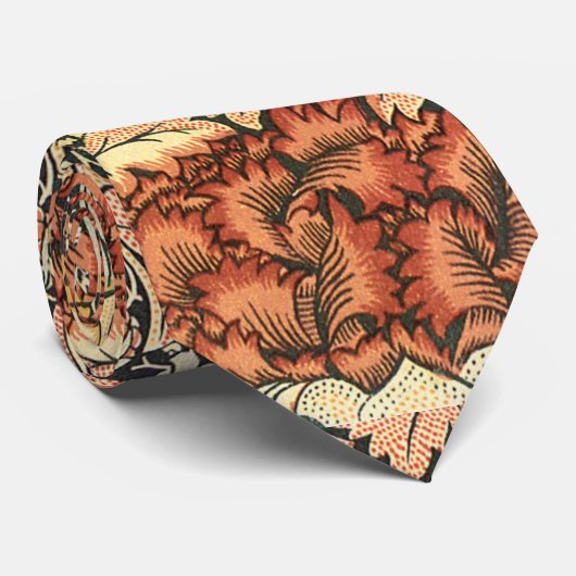 Wandle by William Morris、ヴィンテージ繊維ファインアート ネクタイ (ロール)