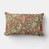 Wandle by William Morris、ヴィンテージ繊維ファインアート ランバークッション (正面)