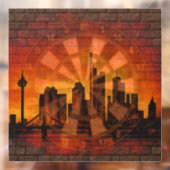 Wandmalerei Stadt Dartscheibe Dartboard Dartkunst ウィンドウサイン (シート2)