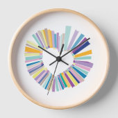 Wanduhr Bücher 壁時計 (正面)