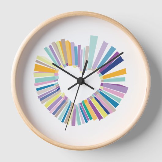 Wanduhr Bücher 壁時計 (正面)