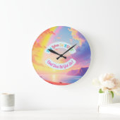 Wanduhr Das Leben ist Bunt! ラージ壁時計 (ホーム)