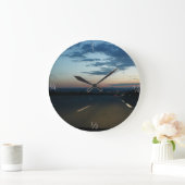 Wanduhr fahrt in die Nacht ラージ壁時計 (ホーム)