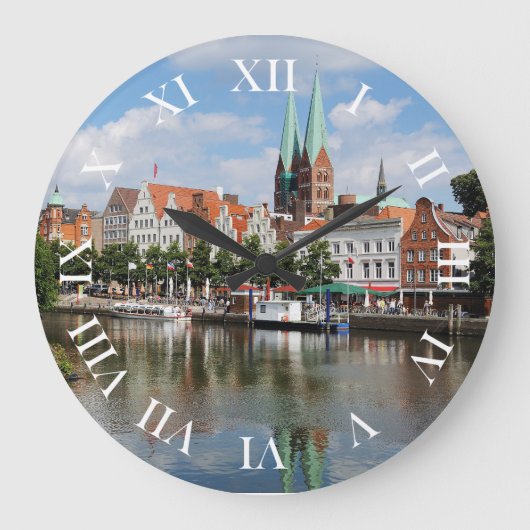 Wanduhr Lübeck ラージ壁時計 (正面)
