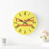 Wanduhr selber gestalten ラージ壁時計 (ホーム)