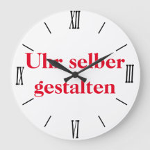 Wanduhr selber gestalten
