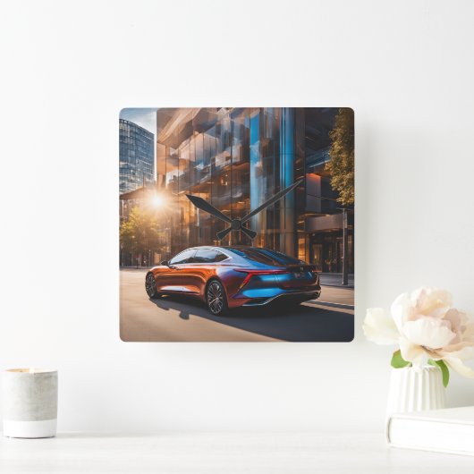 WANDUHREN スクエア壁時計 (ホーム)