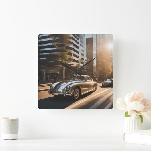 WANDUHREN スクエア壁時計 (ホーム)