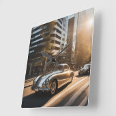 WANDUHREN スクエア壁時計 (傾斜)