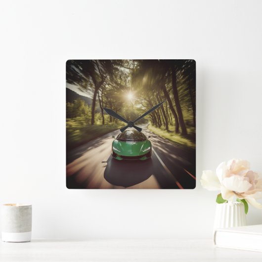 WANDUHREN スクエア壁時計 (ホーム)