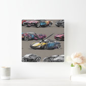 WANDUHREN スクエア壁時計 (ホーム)