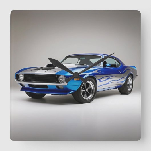 WANDUHREN スクエア壁時計 (正面)