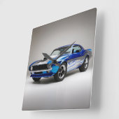 WANDUHREN スクエア壁時計 (傾斜)