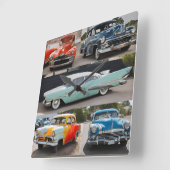 WANDUHREN スクエア壁時計 (傾斜)