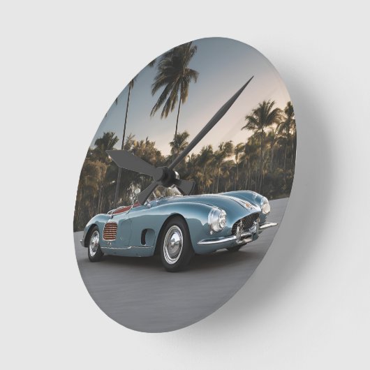 WANDUHREN ラウンド壁時計 (傾斜)