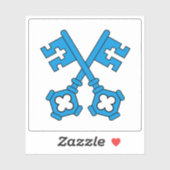 Wangen & Oberaargau districts flag, Switzerland シール (シート)