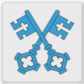 Wangen & Oberaargau districts flag, Switzerland シール (正面)