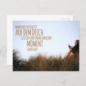 Wann hast du zuletzt auf dem Deich gesessen…? ポストカード (正面/裏面)