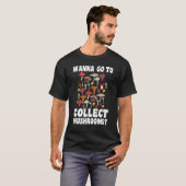 Wanna go to collect Mushrooms Mushroom Hunting 1 Tシャツ (正面フル)