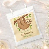 Wanna hang out? sloth kids birthday フェイバーバッグ (クリップ留めされた状態)