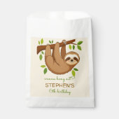 Wanna hang out? sloth kids birthday フェイバーバッグ (正面)