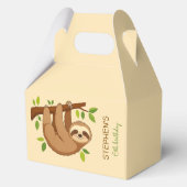 Wanna hang out? sloth kids birthday フェイバーボックス (正面)