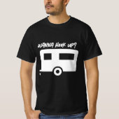 Wanna Hook-up? Tシャツ (正面)