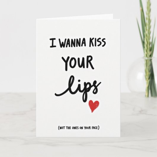 Wanna Kiss Your Other Lips Card カード (正面)