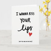 Wanna Kiss Your Other Lips Card カード (黄色い花)