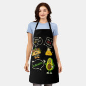Wanna Taco About It Nacho Problemアボカド愛好家Gua エプロン (着用した状態)