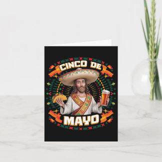 Wanna Taco Bour Jesus Cinco De Mayo 男性へ Women カード