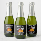 Wanna Taco Bour Jesus Cinco de Mayo Christian スパークリングワインラベル (ボトル)