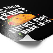 Wanna Taco Bour Jesus Cinco de Mayo Christian フォトプリント (角)