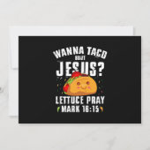 Wanna Taco Bour Jesus Cinco de Mayo Christian 招待状 (正面)