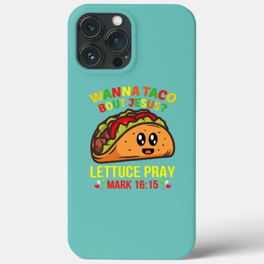 Wanna Taco Bout Jesus Cinco De Mayo Pun Women Men Case-Mate iPhoneケース (裏面)