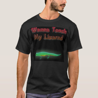 wannatouchmylizard tシャツ