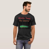 wannatouchmylizard tシャツ (正面フル)
