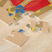 Want Cowboy with Photo and Name, Little Boy ジグソーパズル (側面)