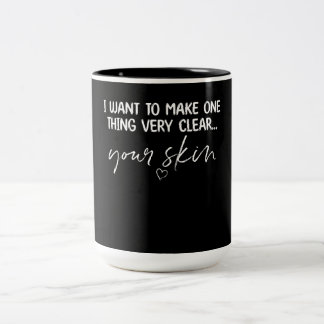 Want To Make One Thing Clear Skincare Es ツートーンマグカップ